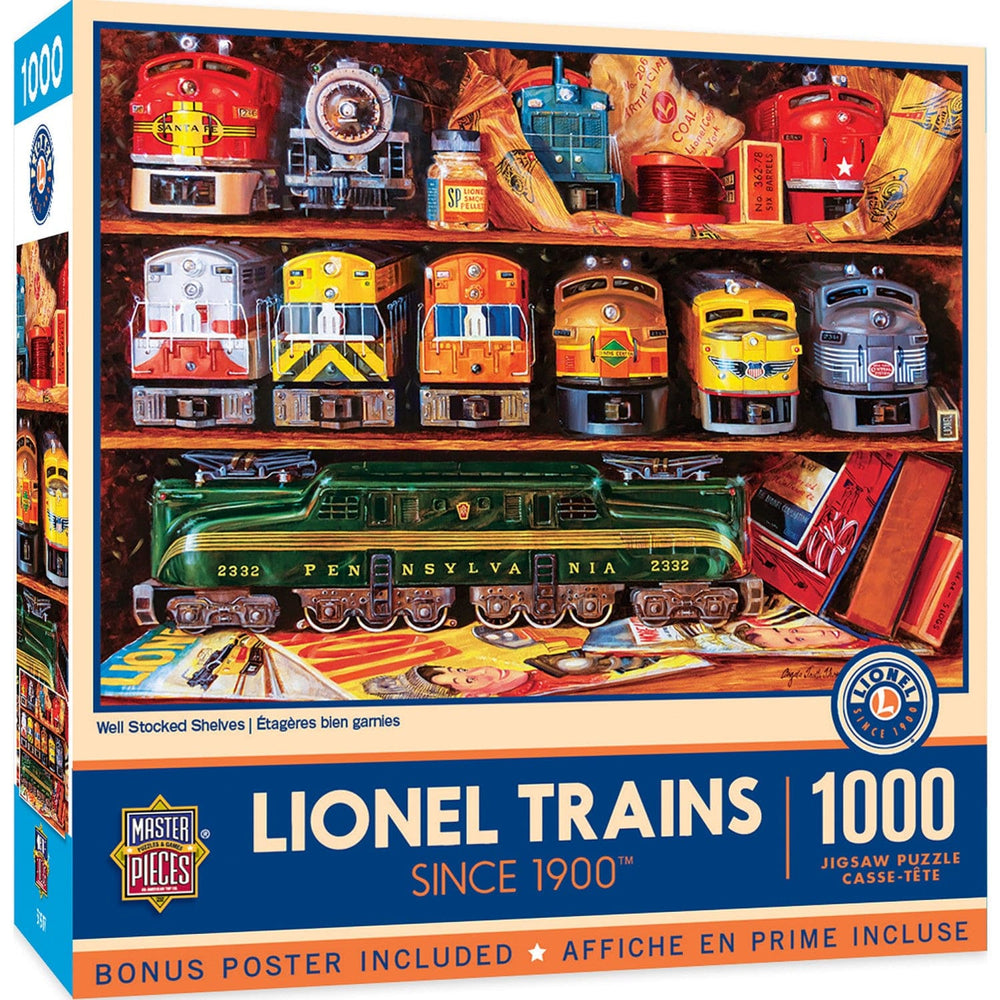 Lionel Trains - Well Stocked Shelves 1000 Piece Jigsaw Puzzle (ONLINE ORDER ONLY)