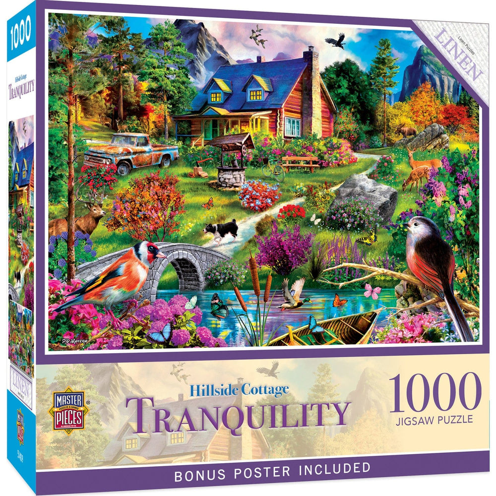 Tranquility - Hillside Cottage 1000 Piece Jigsaw Puzzle (ONLINE ORDER ONLY)