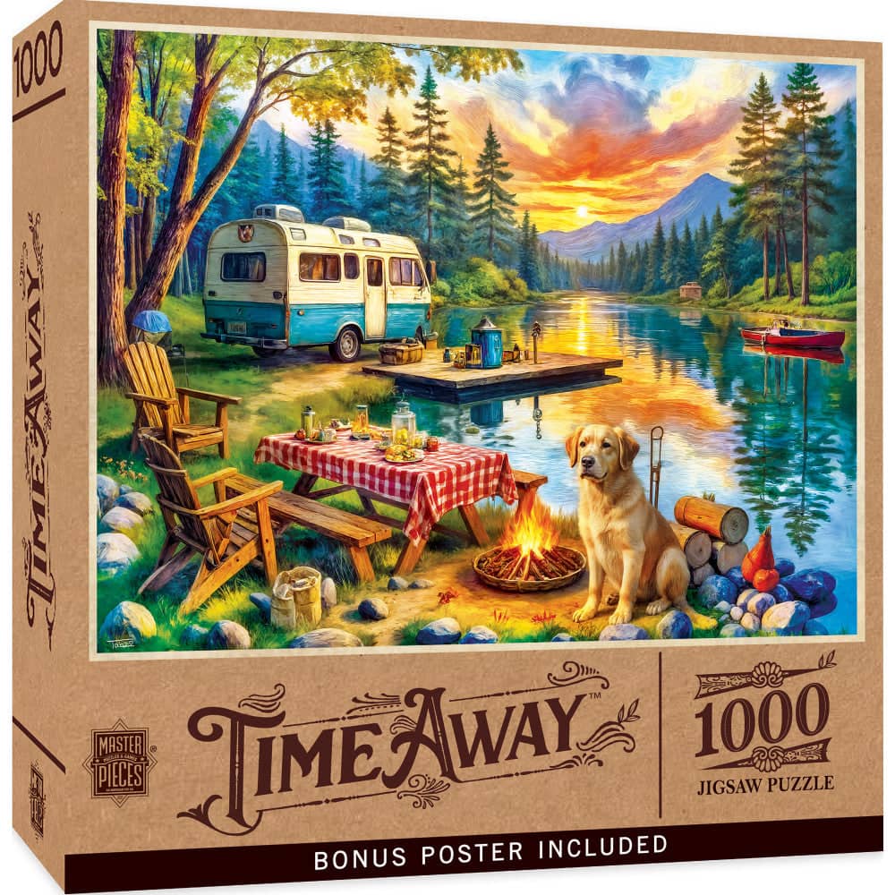 Time Away - The Lake is Calling 1000 Piece Jigsaw Puzzle