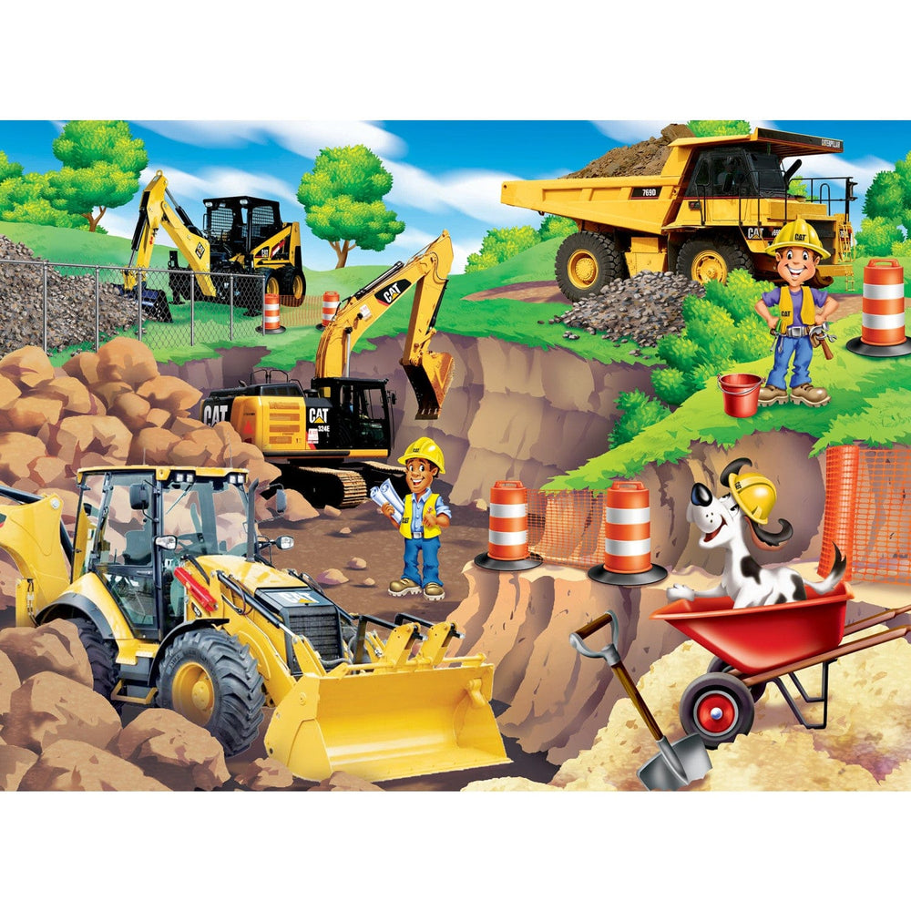 CAT - Day at the Quarry 60 Piece Jigsaw Puzzle (ONLINE ORDER ONLY)