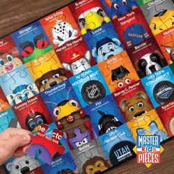 NHL Mascots 100 Piece Jigsaw Puzzle