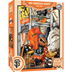 San Francisco Giants - Locker Room 500 Piece Jigsaw Puzzle (ONLINE ORDER ONLY)