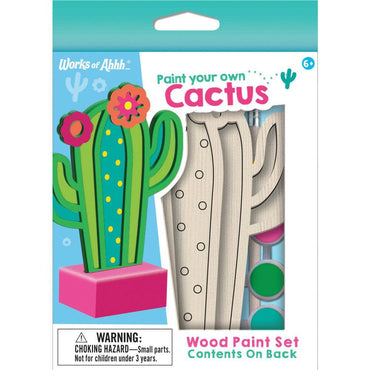 Cactus Wood Craft & Paint Kit (ONLINE ORDER ONLY)