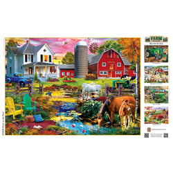 Farm & Country - Picnic on the Farm 1000 Piece Jigsaw Puzzle (ONLINE ORDER ONLY)