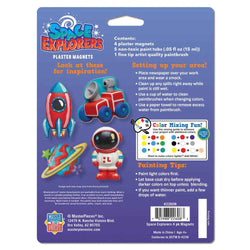Space Explorers - 4-Pack Plaster Magnets Paint Kit (ONLINE ORDER ONLY)