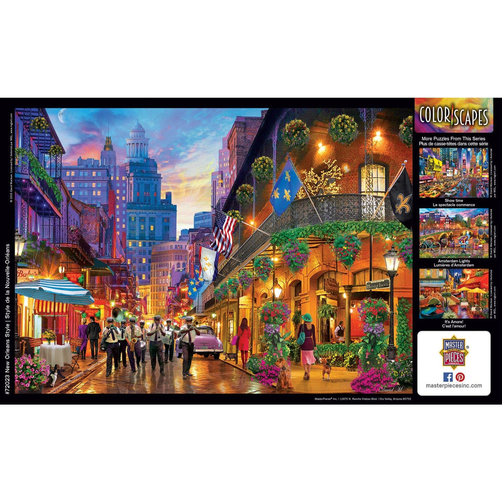 Colorscapes - New Orleans Style 1000 Piece Jigsaw Puzzle (ONLINE ORDER ONLY)