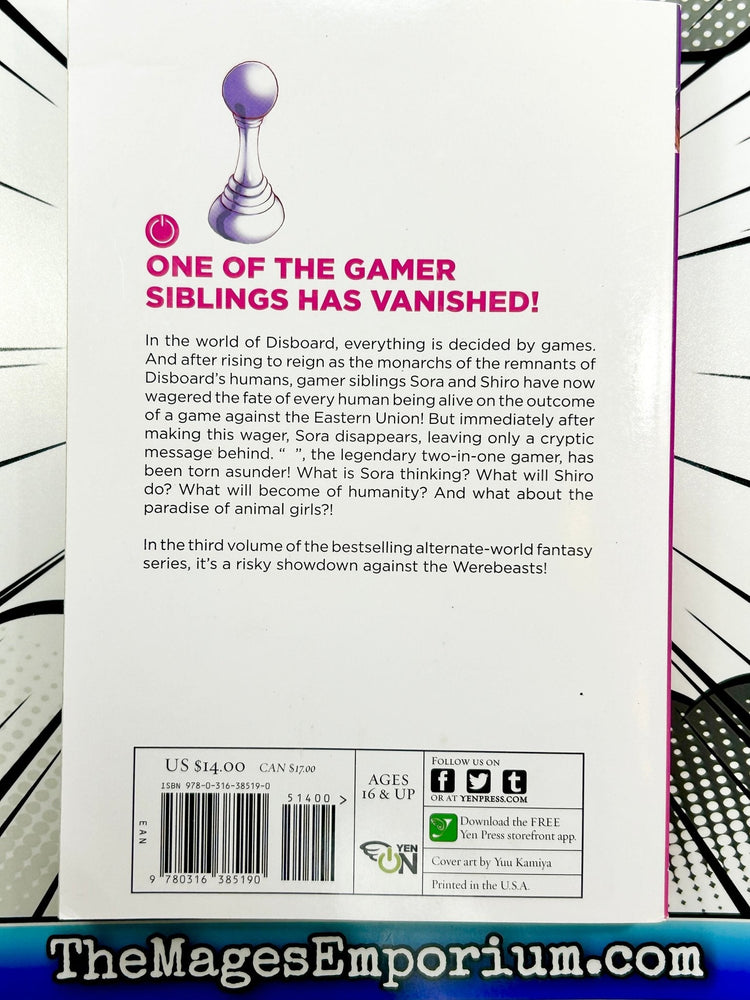 No Game No Life Vol 3 Light Novel (Online Order Only)