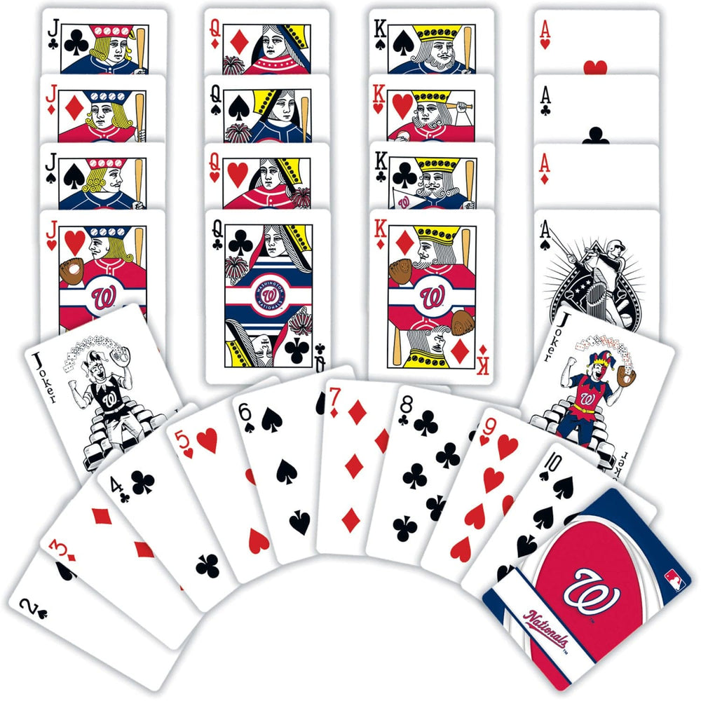 Washington Nationals Playing Cards - 54 Card Deck (ONLINE ORDER ONLY)