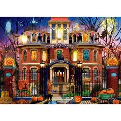 Glow in the Dark - Haunted House on the Hill 1000 Piece Jigsaw Puzzle (ONLINE ORDER ONLY)
