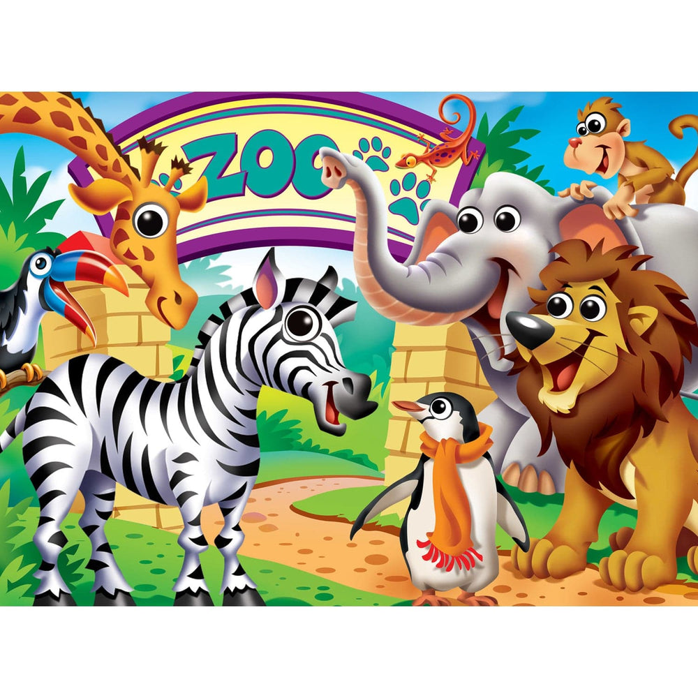 Googly Eyes - Zoo Animals 48 Piece Jigsaw Puzzle (ONLINE ORDER ONLY)