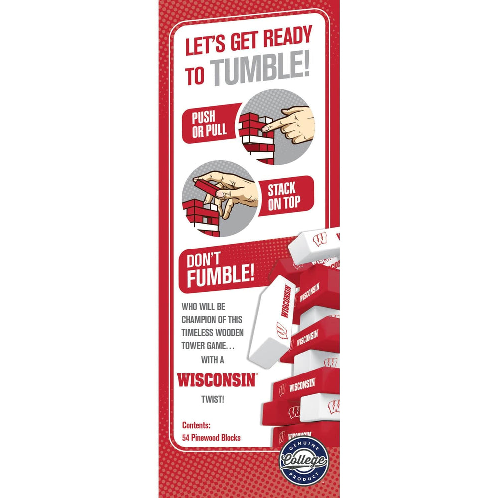 Wisconsin Badgers Tumble Tower (ONLINE ORDER ONLY)