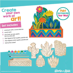 Cactus Garden Wood Craft & Paint Kit