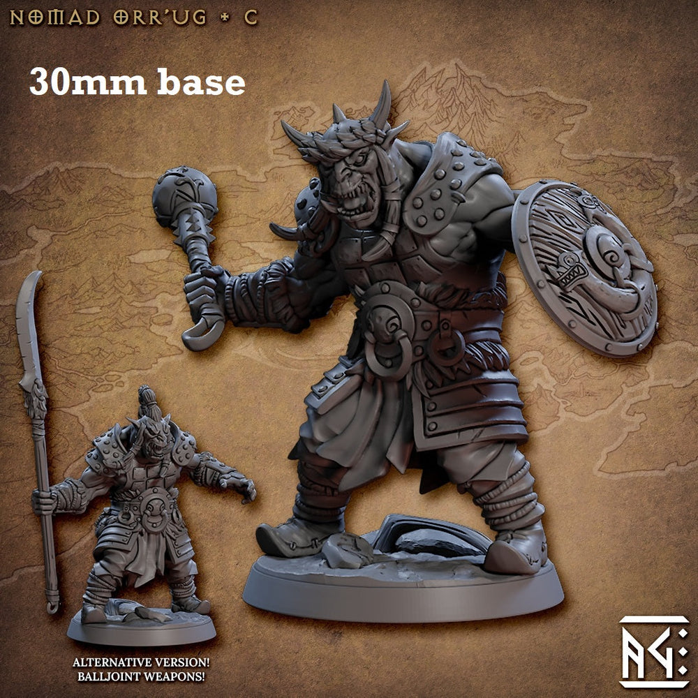Nomad Orr'ug: Sculpt C (Male Orc Barbarian) (ONLINE ORDER ONLY)