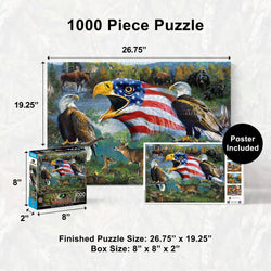 Mossy Oak - Freedom for All 1000 Piece Jigsaw Puzzle