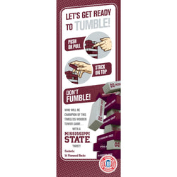 Mississippi State Bulldogs Tumble Tower (ONLINE ORDER ONLY)