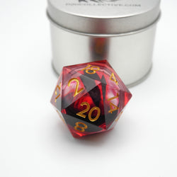 Nosferatu's Eye - Giant D20 Moving Eye DnD Dice | Acrylic RPG Gaming Dice (ONLINE ORDER ONLY)