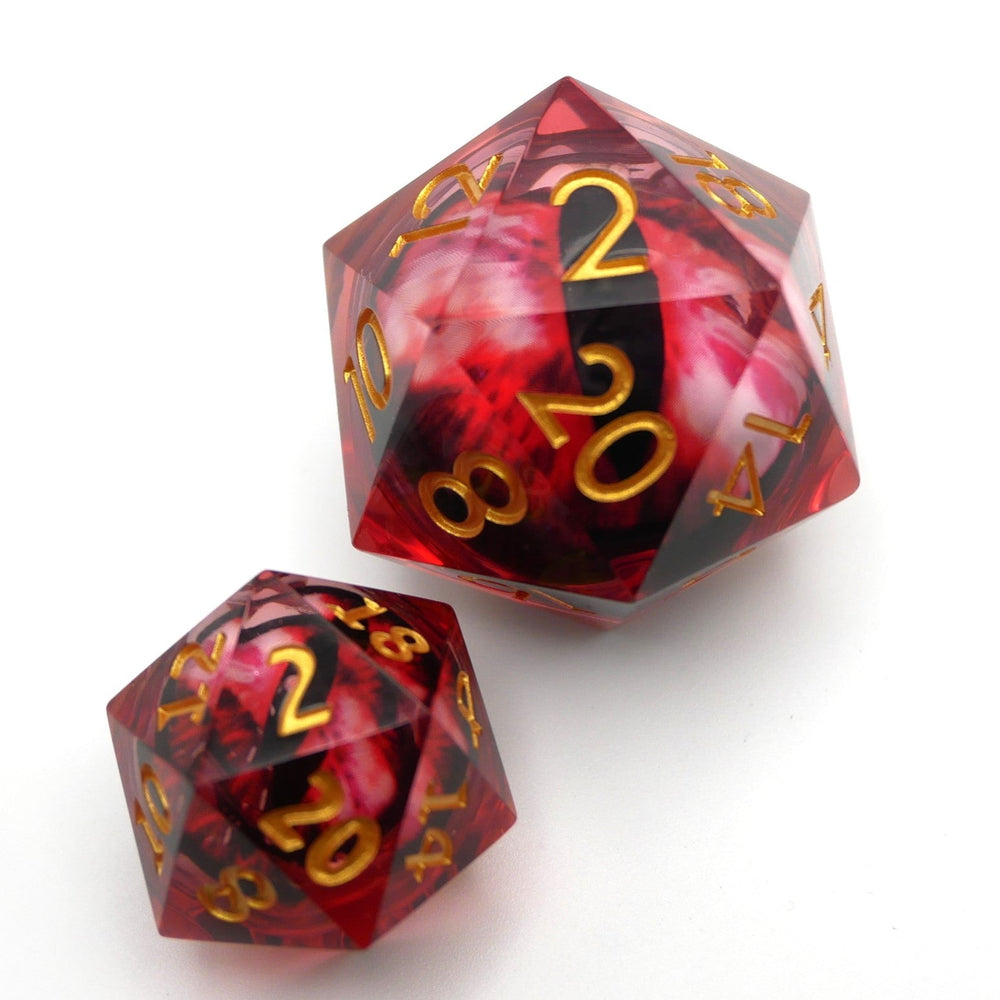 Nosferatu's Eye - Giant D20 Moving Eye DnD Dice | Acrylic RPG Gaming Dice (ONLINE ORDER ONLY)