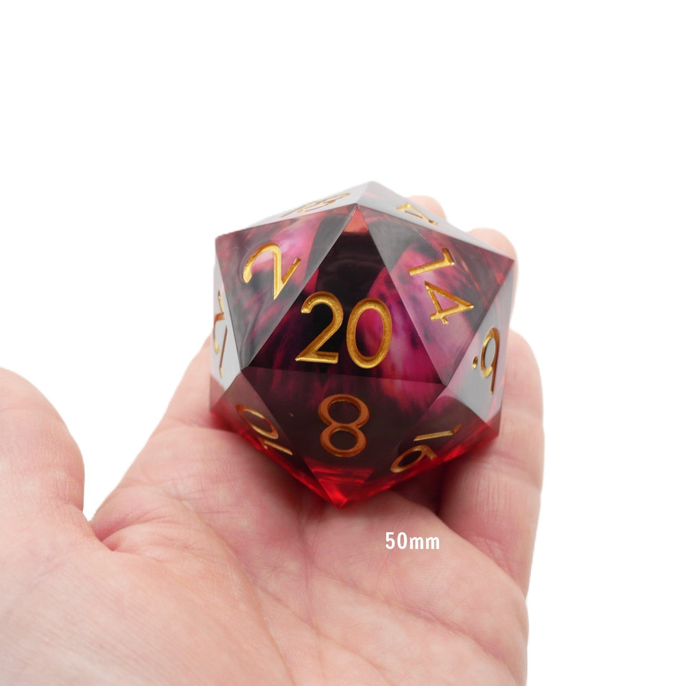 Nosferatu's Eye - Giant D20 Moving Eye DnD Dice | Acrylic RPG Gaming Dice (ONLINE ORDER ONLY)