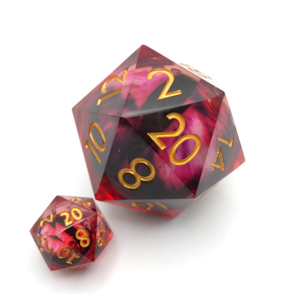 Nosferatu's Eye - Giant D20 Moving Eye DnD Dice | Acrylic RPG Gaming Dice (ONLINE ORDER ONLY)