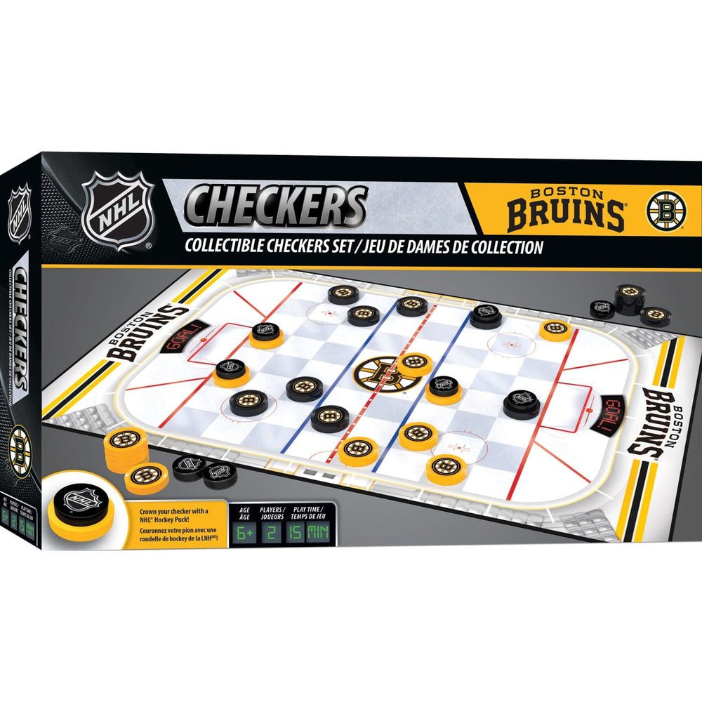 Boston Bruins Checkers Board Game (ONLINE ORDER ONLY)