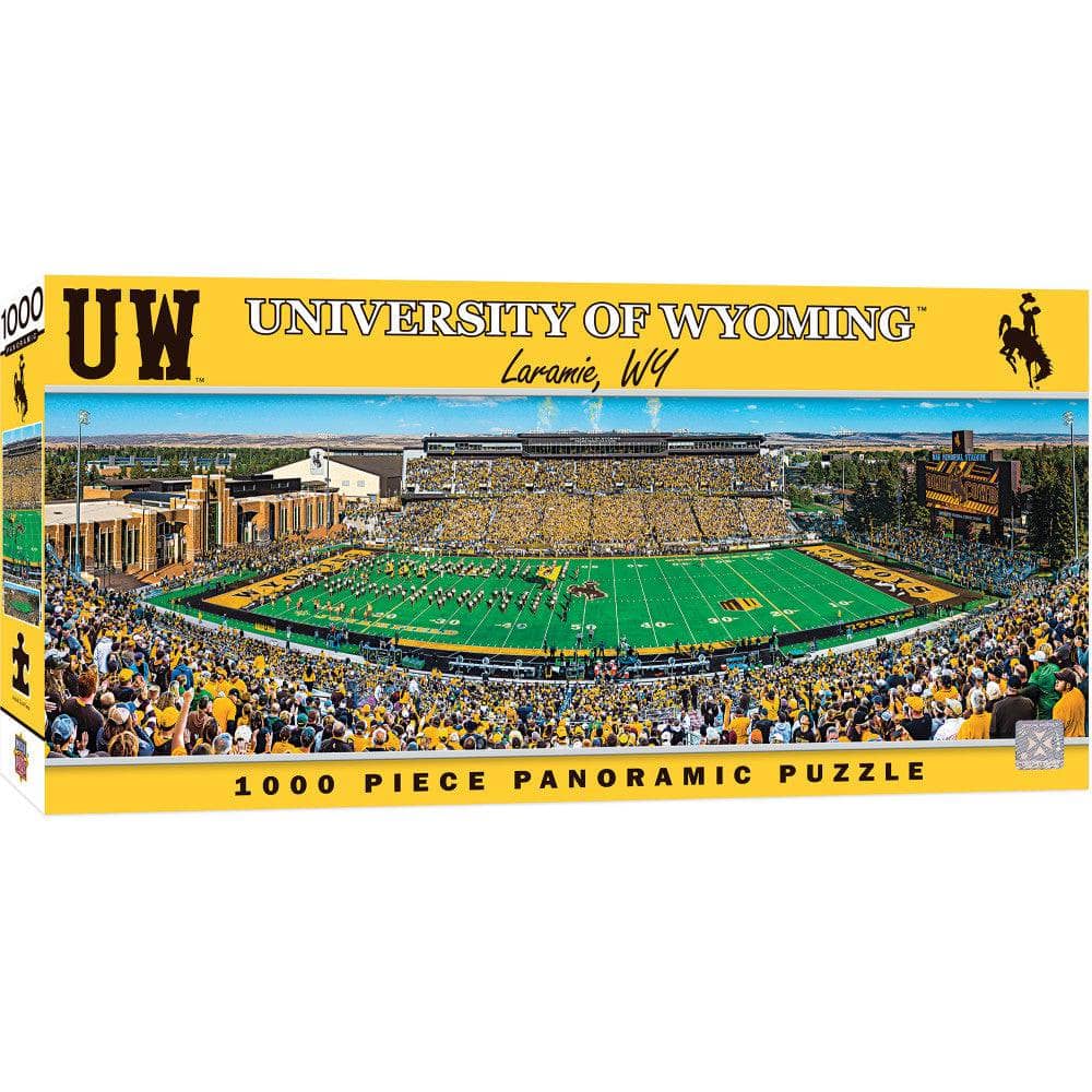 Wyoming Cowboys - 1000 Piece Panoramic Jigsaw Puzzle (ONLINE ORDER ONLY)