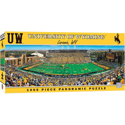 Wyoming Cowboys - 1000 Piece Panoramic Jigsaw Puzzle (ONLINE ORDER ONLY)