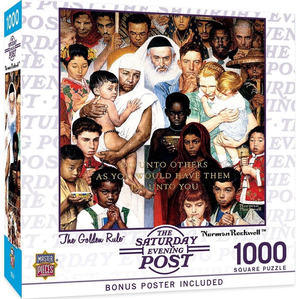 Saturday Evening Post - The Golden Rule 1000 Piece Jigsaw Puzzle (ONLINE ORDER ONLY)
