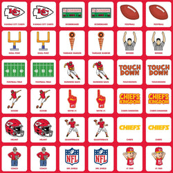 Kansas City Chiefs Matching Game (ONLINE ORDER ONLY)