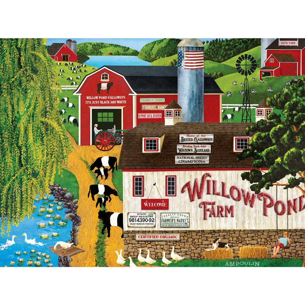 Homegrown - Willow Pond Farm 750 Piece Jigsaw Puzzle (ONLINE ORDER ONLY)