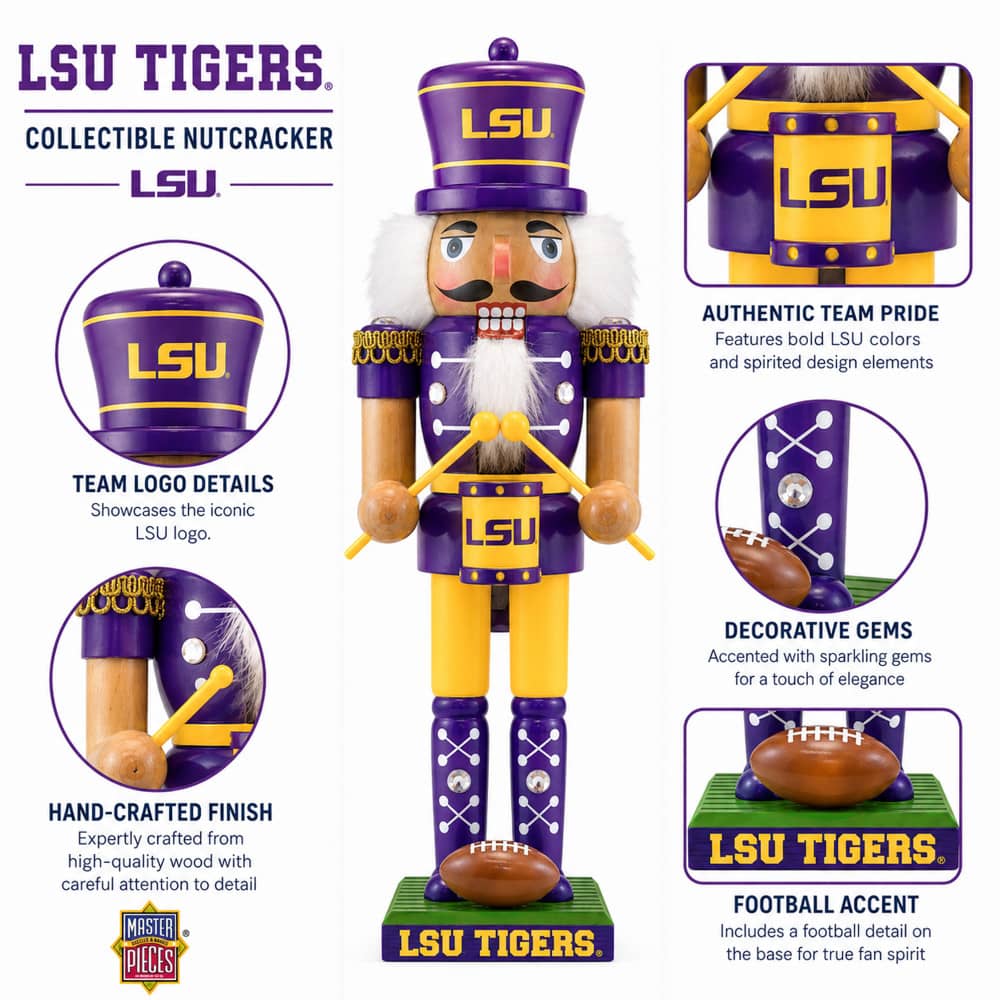 LSU Tigers - Collectible Nutcracker