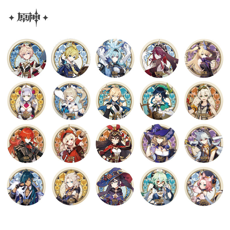 Mondstadt Character Badge (ONLINE ORDER ONLY)