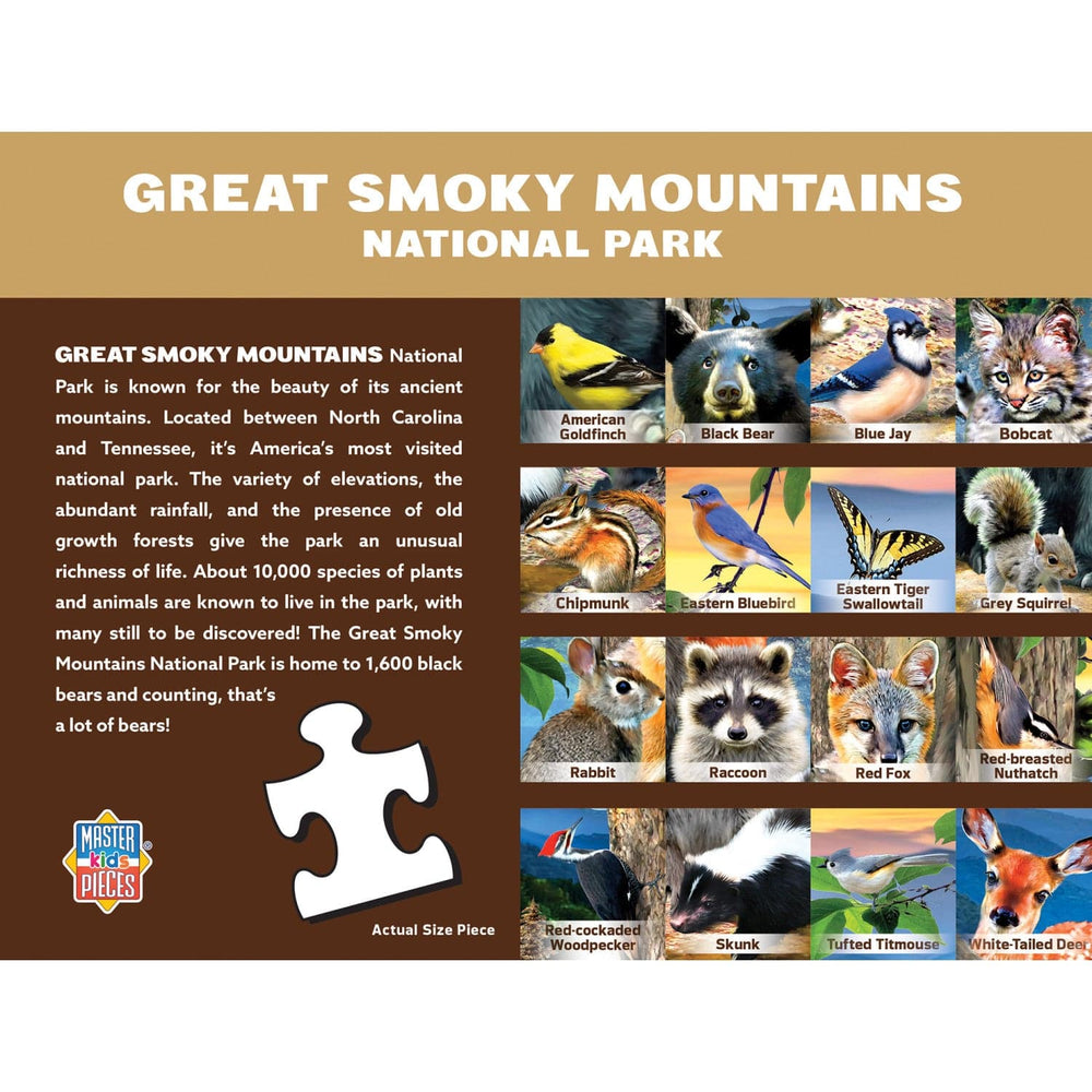 Wildlife of Great Smoky Mountains National Park - 100 Piece Jigsaw Puzzle (ONLINE ORDER ONLY)