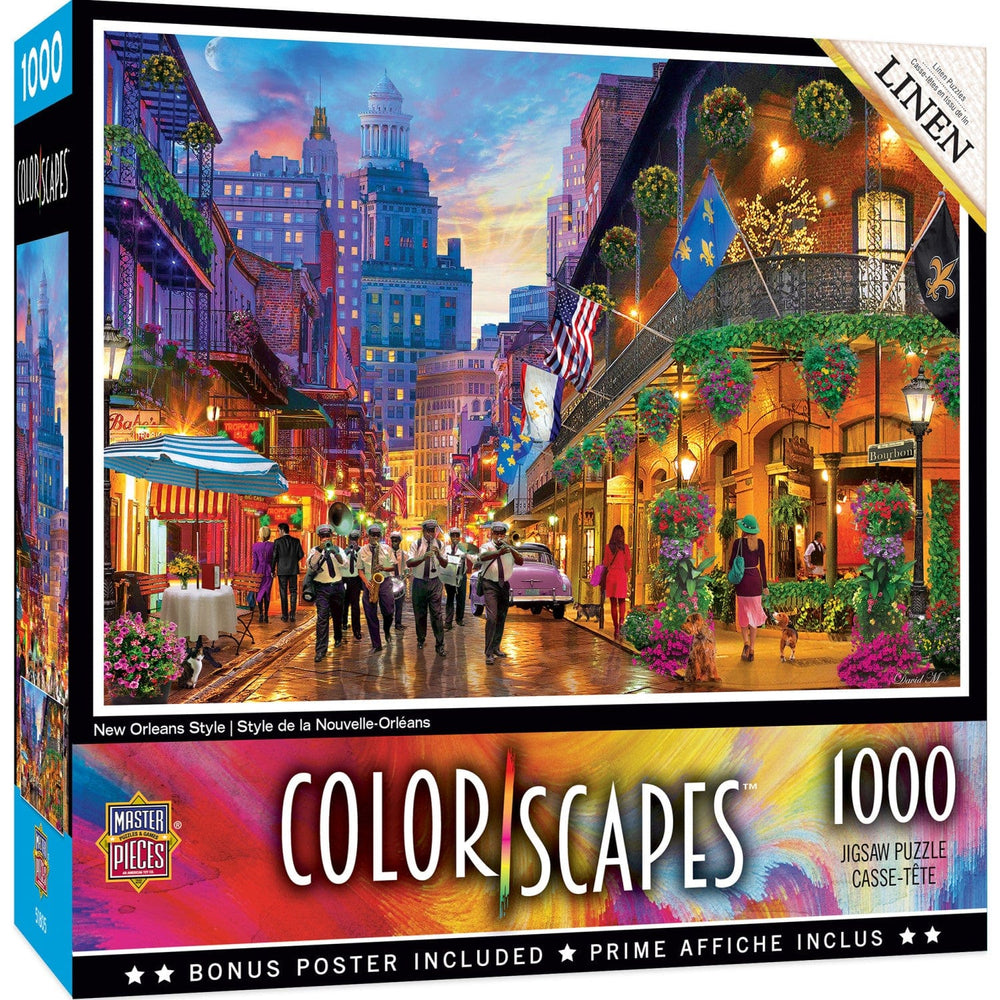 Colorscapes - New Orleans Style 1000 Piece Jigsaw Puzzle (ONLINE ORDER ONLY)