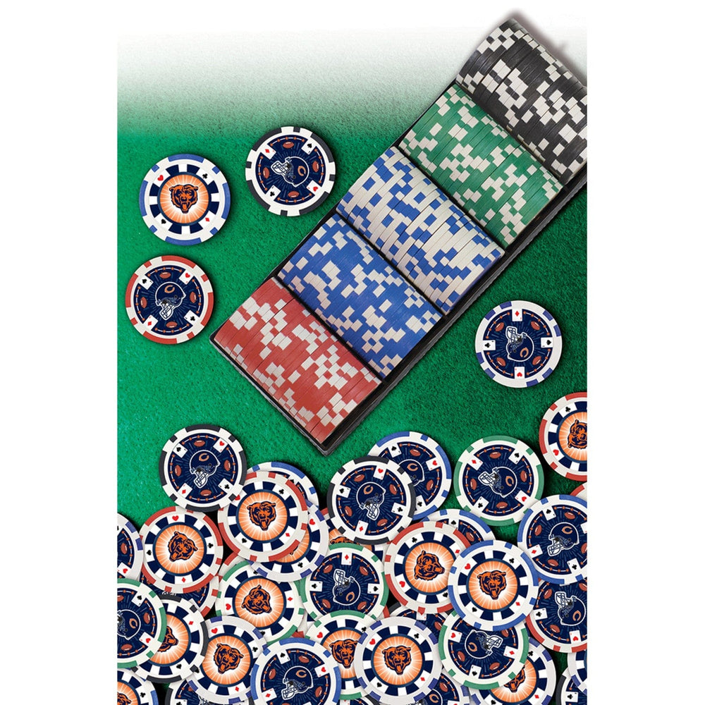 Chicago Bears 100 Piece Poker Chips (ONLINE ORDER ONLY)