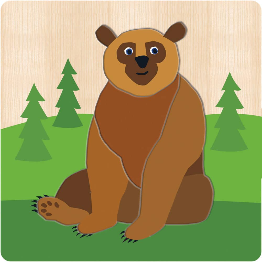 Eric Carle Chunky Wood Puzzles - Kids 4 Pack (ONLINE ORDER ONLY)