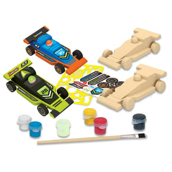 Double Racers Wood Craft & Paint Kit (ONLINE ORDER ONLY)