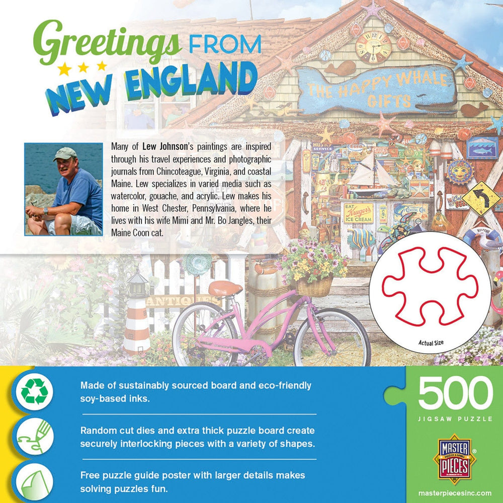 Greetings From New England - 500 Piece Jigsaw Puzzle (ONLINE ORDER ONLY)