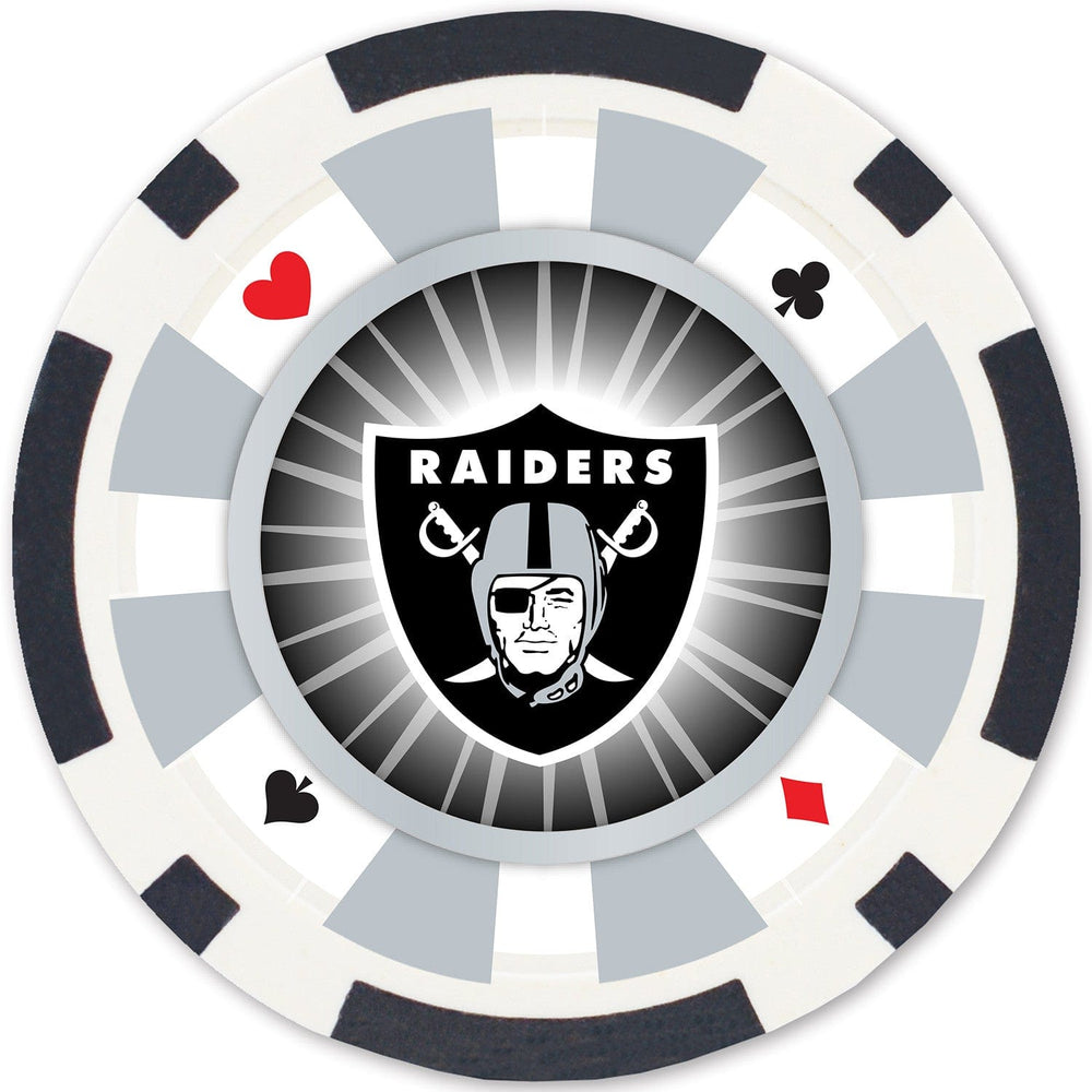 Las Vegas Raiders 100 Piece Poker Chips (ONLINE ORDER ONLY)