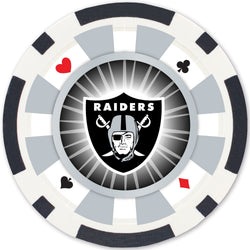 Las Vegas Raiders 100 Piece Poker Chips (ONLINE ORDER ONLY)