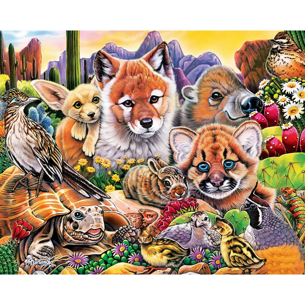 World of Animals 100 Piece Jigsaw Puzzles 4-Pack V2 (ONLINE ORDER ONLY)