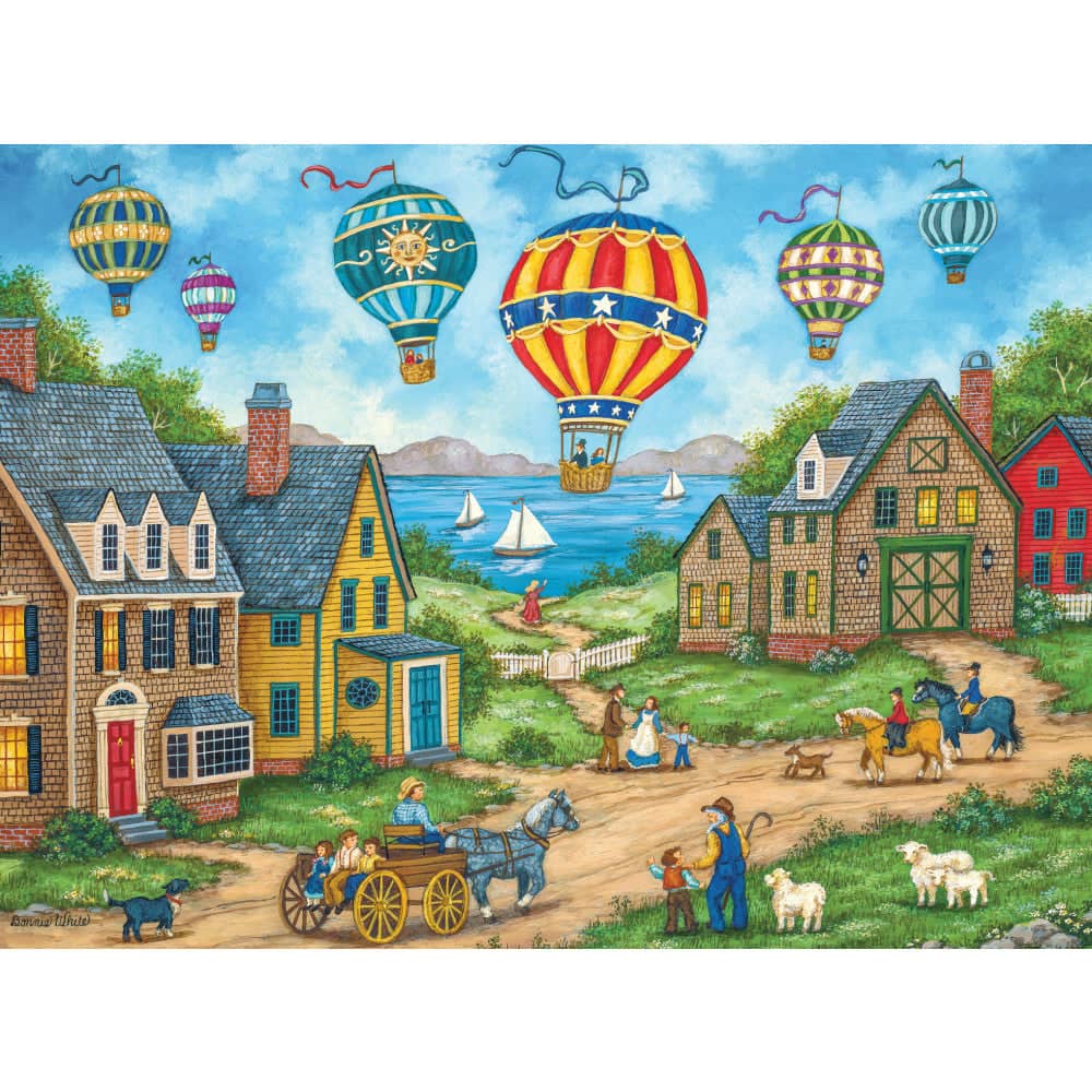 Hometown Gallery - 500 Piece Jigsaw Puzzles 4-Pack