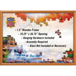 Wood Jigsaw Puzzle Frame - 19.25"x26.75" (ONLINE ORDER ONLY)