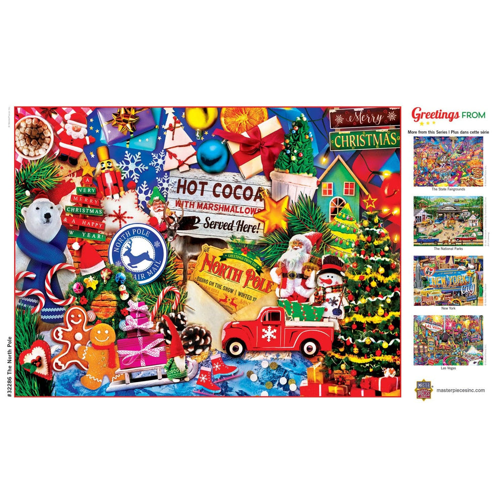 Greetings From The North Pole - 550 Piece Jigsaw Puzzle (ONLINE ORDER ONLY)