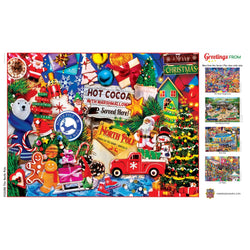 Greetings From The North Pole - 550 Piece Jigsaw Puzzle (ONLINE ORDER ONLY)