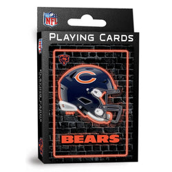 Chicago Bears Neon Playing Cards - 54 Card Deck (ONLINE ORDER ONLY)