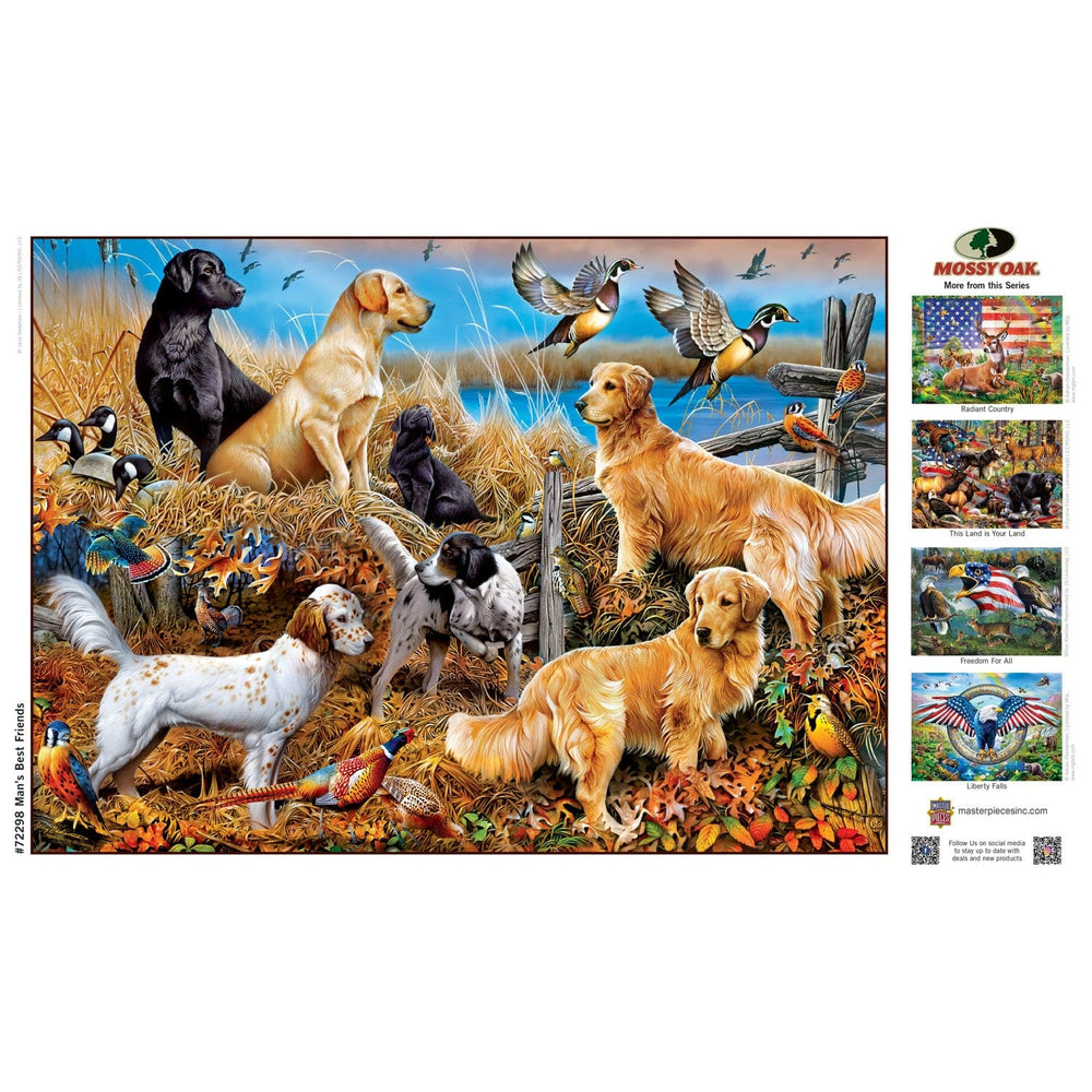 Mossy Oak - Man's Best Friend 1000 Piece Jigsaw Puzzle (ONLINE ORDER ONLY)