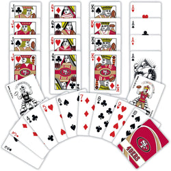 San Francisco 49ers Playing Cards - 54 Card Deck (ONLINE ORDER ONLY)