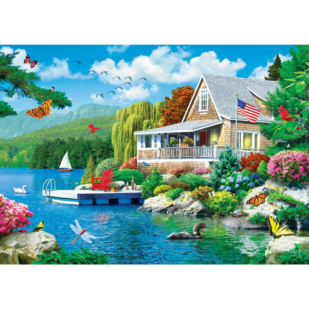 Signature Collection - Lakeside Memories 3000 Piece Jigsaw Puzzle - Flawed (ONLINE ORDER ONLY)