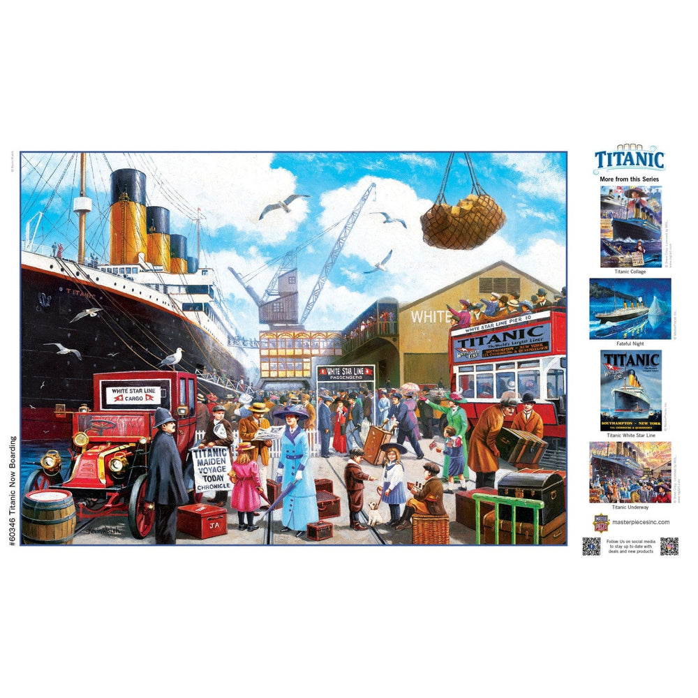 Titanic - Now Boarding 1000 Piece Jigsaw Puzzle (ONLINE ORDER ONLY)