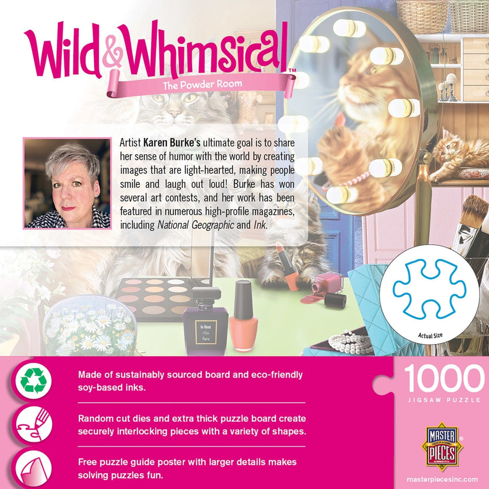 Wild & Whimsical - The Powder Room 1000 Piece Jigsaw Puzzle (ONLINE ORDER ONLY)